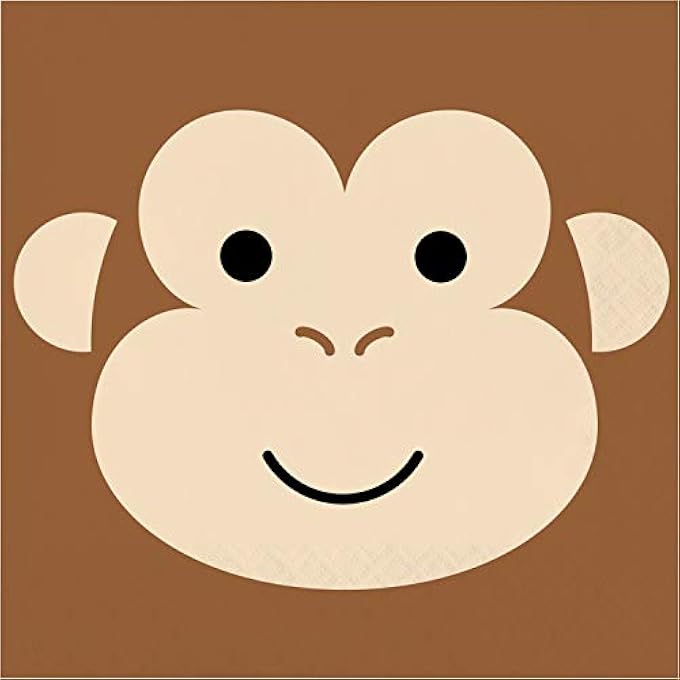 MONKEY NAPKINS, 16 CT - Image 1